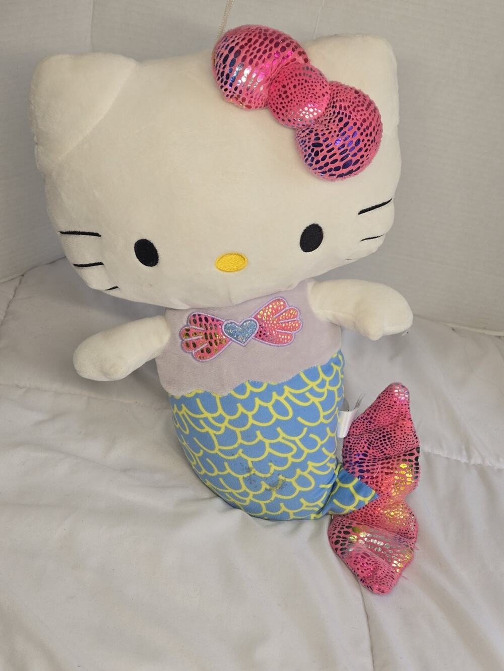 Fiesta Sanrio Hello Kitty Mermaid Kitty 18” Stuffed Animal Plush Retired
